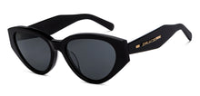 Load image into Gallery viewer, Black Cat Eye Full Rim Women Sunglasses by John Jacobs-216812