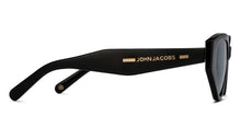 Load image into Gallery viewer, Black Cat Eye Full Rim Women Sunglasses by John Jacobs-216812