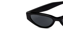 Load image into Gallery viewer, Black Cat Eye Full Rim Women Sunglasses by John Jacobs-216812