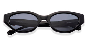 Black Cat Eye Full Rim Women Sunglasses by Lenskart-224477