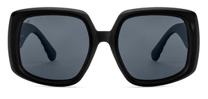 Black Wayfarer Full Rim Unisex Sunglasses by Vincent Chase-226231