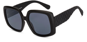 Black Wayfarer Full Rim Unisex Sunglasses by Vincent Chase-226231