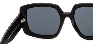 Black Wayfarer Full Rim Unisex Sunglasses by Vincent Chase-226231