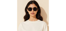 Load image into Gallery viewer, Black Geometric Full Rim Unisex Sunglasses by Vincent Chase Polarized-229021