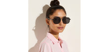 Load image into Gallery viewer, Black Geometric Full Rim Unisex Sunglasses by Vincent Chase Polarized-229021