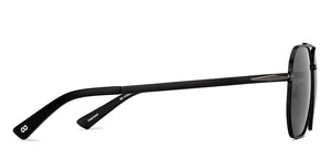 Black Geometric Full Rim Unisex Sunglasses by Vincent Chase Polarized-229021