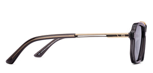 Black Rectangle/ Square Full Rim Unisex Sunglasses by Lenskart STUDIO-221954