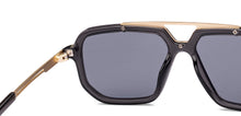 Load image into Gallery viewer, Black Rectangle/ Square Full Rim Unisex Sunglasses by Lenskart STUDIO-221954
