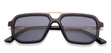 Load image into Gallery viewer, Black Rectangle/ Square Full Rim Unisex Sunglasses by Lenskart STUDIO-221954