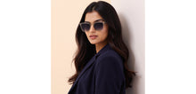 Load image into Gallery viewer, Grey Rectangle Full Rim Unisex Sunglasses by John Jacobs-233379