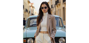Grey Rectangle Full Rim Unisex Sunglasses by John Jacobs-233379