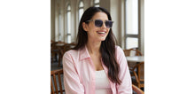 Load image into Gallery viewer, Grey Rectangle Full Rim Unisex Sunglasses by John Jacobs-233379