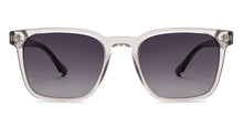 Load image into Gallery viewer, Grey Rectangle Full Rim Unisex Sunglasses by John Jacobs-233379