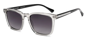 Grey Rectangle Full Rim Unisex Sunglasses by John Jacobs-233379