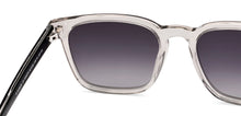 Load image into Gallery viewer, Grey Rectangle Full Rim Unisex Sunglasses by John Jacobs-233379