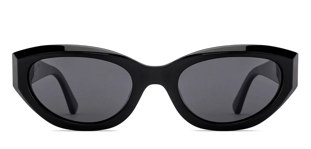 Black Rectangle Full Rim Women Sunglasses by Lenskart-220672