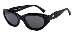 Black Rectangle Full Rim Women Sunglasses by Lenskart-220672