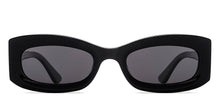 Load image into Gallery viewer, Black Rectangle Full Rim Women Sunglasses by Lenskart-220674