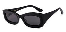 Load image into Gallery viewer, Black Rectangle Full Rim Women Sunglasses by Lenskart-220674