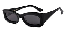 Load image into Gallery viewer, Black Rectangle Full Rim Women Sunglasses by Lenskart-220674