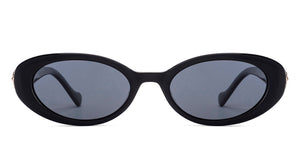 Black Round Full Rim Women Sunglasses by Lenskart-224475