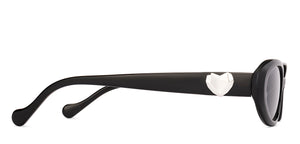 Black Round Full Rim Women Sunglasses by Lenskart-224475