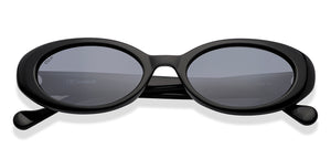 Black Round Full Rim Women Sunglasses by Lenskart-224475