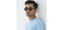 Load image into Gallery viewer, Black Round Full Rim Unisex Sunglasses by Vincent Chase-226145