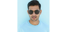 Load image into Gallery viewer, Black Round Full Rim Unisex Sunglasses by Vincent Chase-226145