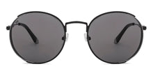 Load image into Gallery viewer, Black Round Full Rim Unisex Sunglasses by Vincent Chase-226145