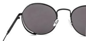 Black Round Full Rim Unisex Sunglasses by Vincent Chase-226145