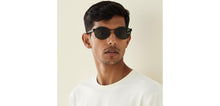 Load image into Gallery viewer, Black Round Full Rim Unisex Sunglasses by Vincent Chase Polarized-228445