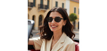 Load image into Gallery viewer, Black Round Full Rim Unisex Sunglasses by Vincent Chase Polarized-228445