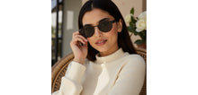 Load image into Gallery viewer, Black Round Full Rim Unisex Sunglasses by Vincent Chase Polarized-228445