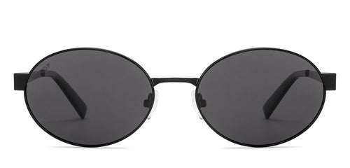 Black Round Full Rim Unisex Sunglasses by Vincent Chase Polarized-228445