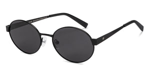 Black Round Full Rim Unisex Sunglasses by Vincent Chase Polarized-228445