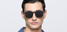 Load image into Gallery viewer, Black Round Full Rim Unisex Sunglasses by Vincent Chase Polarized-216801