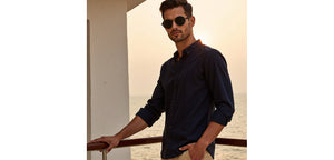 Black Round Full Rim Unisex Sunglasses by Vincent Chase Polarized-229171
