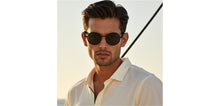 Load image into Gallery viewer, Black Round Full Rim Unisex Sunglasses by Vincent Chase Polarized-229172