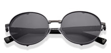 Load image into Gallery viewer, Black Round Full Rim Unisex Sunglasses by Vincent Chase Polarized-229171