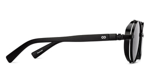 Black Round Full Rim Unisex Sunglasses by Vincent Chase Polarized-229172