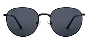 Black Round Full Rim Unisex Sunglasses by Vincent Chase-217638