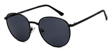 Load image into Gallery viewer, Black Round Full Rim Unisex Sunglasses by Vincent Chase-217638