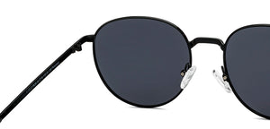 Black Round Full Rim Unisex Sunglasses by Vincent Chase-217638