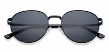 Load image into Gallery viewer, Black Round Full Rim Unisex Sunglasses by Vincent Chase-217638