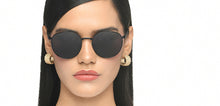 Load image into Gallery viewer, Black Round Full Rim Unisex Sunglasses by Vincent Chase-217638