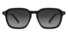 Load image into Gallery viewer, Black Square Full Rim Unisex Sunglasses by John Jacobs-231401