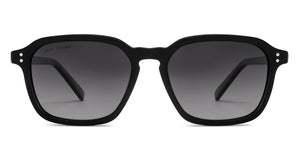 Black Square Full Rim Unisex Sunglasses by John Jacobs-231401