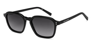 Black Square Full Rim Unisex Sunglasses by John Jacobs-231401