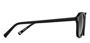 Black Square Full Rim Unisex Sunglasses by John Jacobs-231401